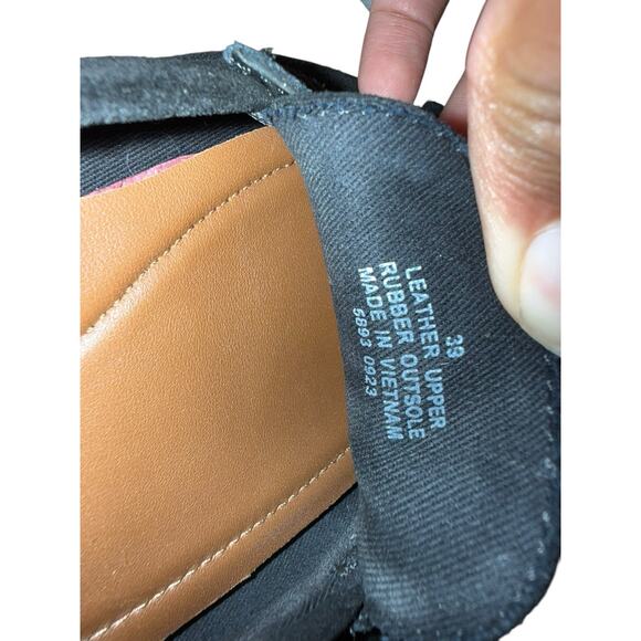 Kurt Geiger London Eagle Driver Loafer Suede Leather Black Size 39 - Picture 8 of 9